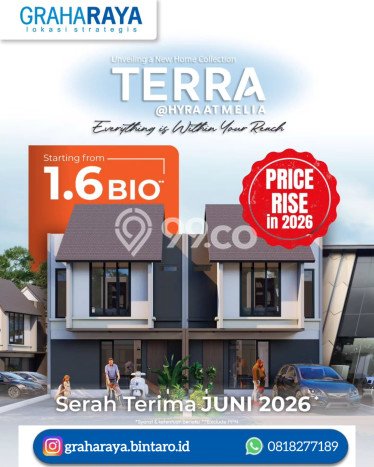 Dijual Hunian Rumah Terawat 3 KT di Graha Raya Bintaro, Tangerang Selatan Dijual Hunian Rumah Terawat 3 KT di Graha Raya Bintaro, Tangerang Selatan