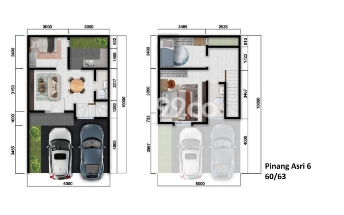 Rumah Modern 2 Kamar LT 60m2 di Graha Raya Bintaro Rumah Modern 2 Kamar LT 60m2 di Graha Raya Bintaro
