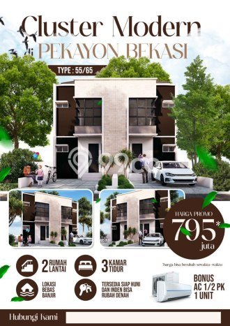 Rumah Luas Asri 3 KT Siap Pakai di Jati Asih Bekasi Rumah Luas Asri 3 KT Siap Pakai di Jati Asih Bekasi