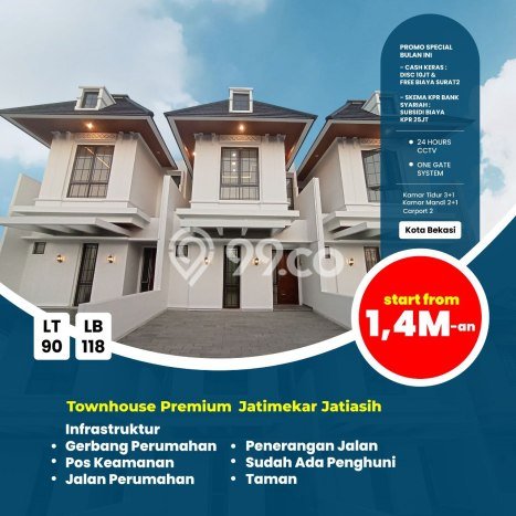 Rumah Minimalis 4 KT LT 90m2 di Jati Asih Rumah Minimalis 4 KT LT 90m2 di Jati Asih