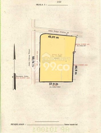 Tanah Kavling Dijual di Cideng, Jakarta Pusat dengan Luas Tanah 1700m2 Tanah Kavling Dijual di Cideng, Jakarta Pusat dengan Luas Tanah 1700m2