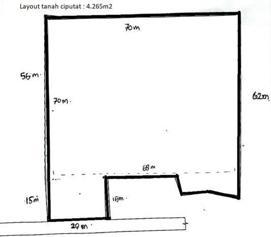 Tanah Dijual Lokasi Ciputat, Tangerang Selatan Luas 4265m2 Legalitas Aman Tanah Dijual Lokasi Ciputat, Tangerang Selatan Luas 4265m2 Legalitas Aman