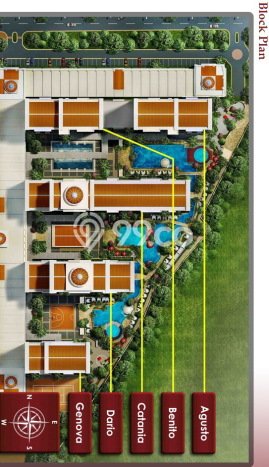 Apartemen Modern Dijual di Kemayoran, Jakarta Pusat Punya 1 KT / 1 Kamar Mandi Apartemen Modern Dijual di Kemayoran, Jakarta Pusat Punya 1 KT / 1 Kamar Mandi
