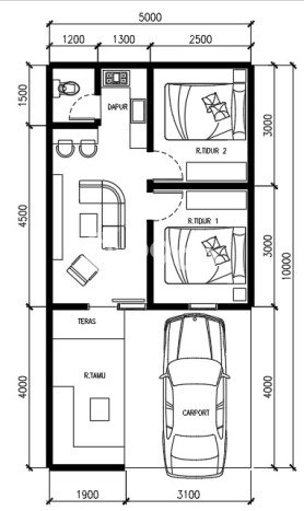 Rumah Minimalis LB/LT 37m2/60m2 Dijual Area Depok I, Depok Rumah Minimalis LB/LT 37m2/60m2 Dijual Area Depok I, Depok