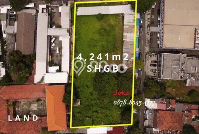 Lahan Kosong Dijual di Jakarta Pusat dengan Area 4241m2 Lahan Kosong Dijual di Jakarta Pusat dengan Area 4241m2