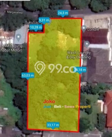 Tanah Dijual Area Strategis di Ragunan Jakarta Selatan 2490m2 Tanah Dijual Area Strategis di Ragunan Jakarta Selatan 2490m2