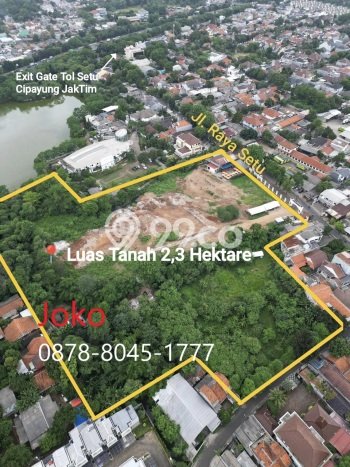 Tanah Dijual Lokasi Cipayung, Jakarta Timur Luas 23000m2 Legalitas Aman Tanah Dijual Lokasi Cipayung, Jakarta Timur Luas 23000m2 Legalitas Aman
