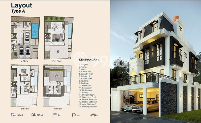 Rumah Elit LB 300m2 Siap Pakai Desain Elegan di Pejaten, Jakarta Selatan Rumah Elit LB 300m2 Siap Pakai Desain Elegan di Pejaten, Jakarta Selatan