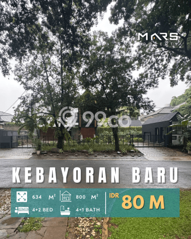 Hunian Asri Kebayoran Baru, Area Sejuk - 4 KT Hunian Asri Kebayoran Baru, Area Sejuk - 4 KT