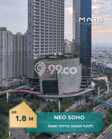 Dijual! Kantor di Central Park Jakarta Barat LT 97m2 / LB 97m2 Kawasan Bisnis Dijual! Kantor di Central Park Jakarta Barat LT 97m2 / LB 97m2 Kawasan Bisnis