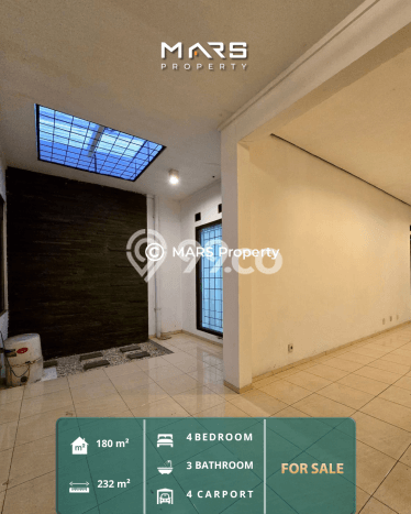 Ready to Use! Luxury House LT 232m2 Desain Modern di Gandaria Ready to Use! Luxury House LT 232m2 Desain Modern di Gandaria