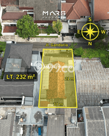 Ready to Use! Luxury House LT 232m2 Desain Modern di Gandaria Ready to Use! Luxury House LT 232m2 Desain Modern di Gandaria