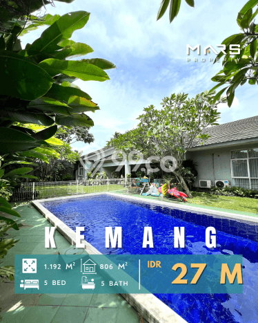 Ready to Use! Premium House LT 1192m2 Desain Modern di Kemang Ready to Use! Premium House LT 1192m2 Desain Modern di Kemang