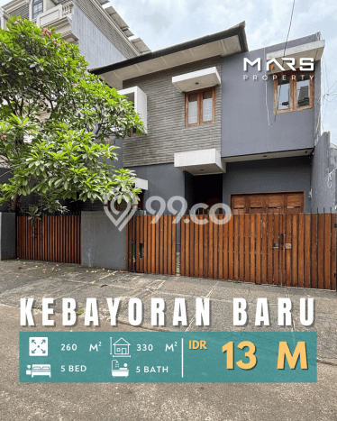 Siap Huni Rumah Mewah 4 Kamar di Kebayoran Baru Dekat ke Mana Saja Siap Huni Rumah Mewah 4 Kamar di Kebayoran Baru Dekat ke Mana Saja