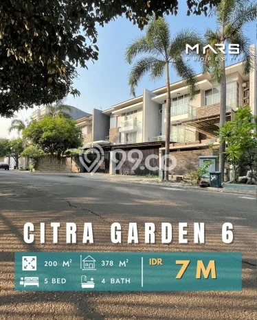Rumah 4 KT 3 KM di Area Premium Citra Garden, Jakarta Barat Rumah 4 KT 3 KM di Area Premium Citra Garden, Jakarta Barat