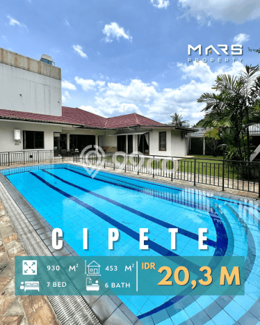 Rumah Mewah LB 453m2 Siap Pakai Desain Elegan di Cipete, Jakarta Selatan Rumah Mewah LB 453m2 Siap Pakai Desain Elegan di Cipete, Jakarta Selatan