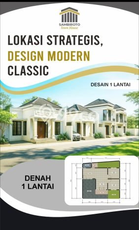 Siap Huni Rumah Minimalis & Modern LB 35m2 di Sambiroto Siap Huni Rumah Minimalis & Modern LB 35m2 di Sambiroto