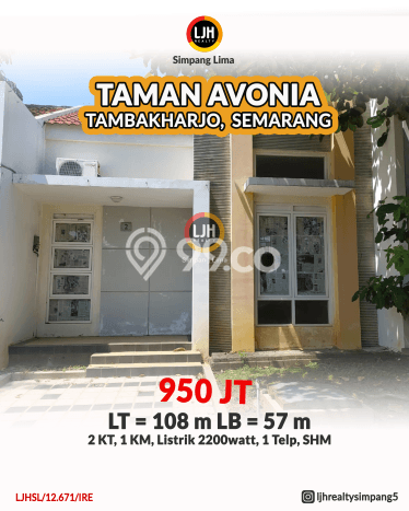 Dijual Rumah Modern 2 KT di Wonodri, Semarang Dijual Rumah Modern 2 KT di Wonodri, Semarang