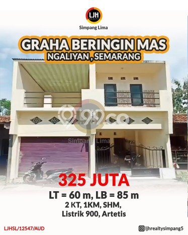 Jual Rumah Murah Meriah Ngaliyan Punya 2 Kamar & LT 60m2 Jual Rumah Murah Meriah Ngaliyan Punya 2 Kamar & LT 60m2