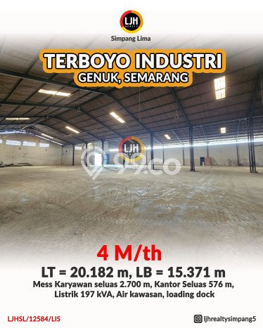 Unit Gudang Tersedia di Terboyo Spesifikasi LB 15371m2 Unit Gudang Tersedia di Terboyo Spesifikasi LB 15371m2