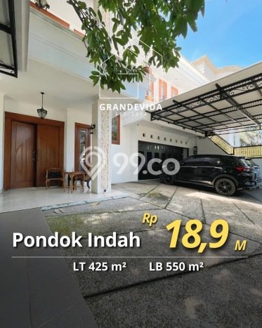 Jual Rumah Mewah Elegan Dengan View Cantik di Pondok Indah, Jakarta Selatan Jual Rumah Mewah Elegan Dengan View Cantik di Pondok Indah, Jakarta Selatan