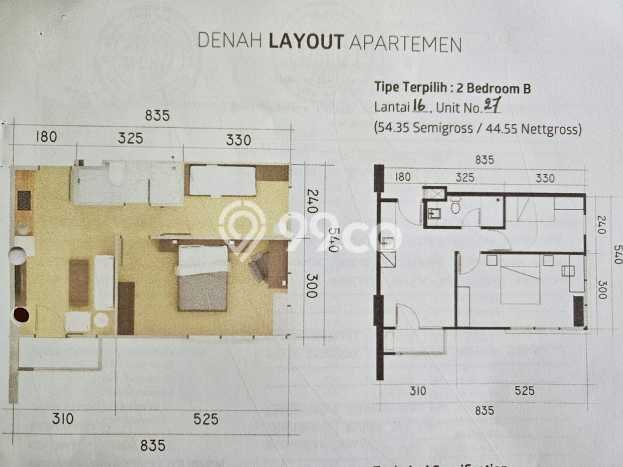 Untuk Dijual Apartemen Nyaman di Karawang Barat Karawang 2 Kamar Tidur Untuk Dijual Apartemen Nyaman di Karawang Barat Karawang 2 Kamar Tidur