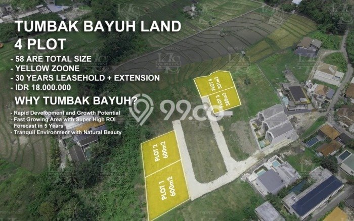 Tanah Disewakan Lokasi Tumbak Bayuh Badung Luas 600m2 Tanah Disewakan Lokasi Tumbak Bayuh Badung Luas 600m2