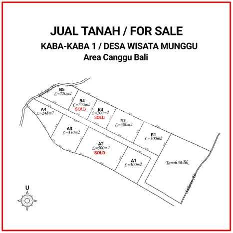 Untuk Dijual Tanah di Badung, Luas 40000m2 SHM Untuk Dijual Tanah di Badung, Luas 40000m2 SHM
