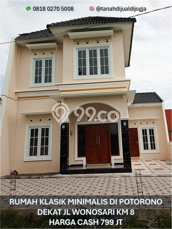 Rumah Strategis Minimalis Lb 90m2 di Banguntapan, Bantul Rumah Strategis Minimalis Lb 90m2 di Banguntapan, Bantul