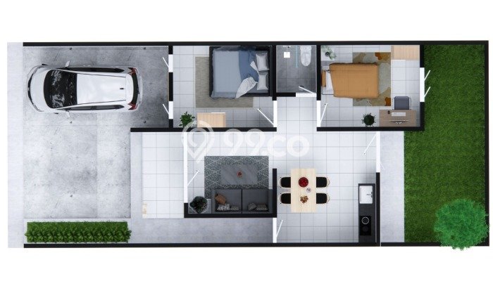 Rumah Siap Huni di Ngaliyan, Semarang, Luas 124m2m² LB 45m2m² Rumah Siap Huni di Ngaliyan, Semarang, Luas 124m2m² LB 45m2m²