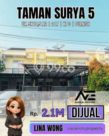 Dijual Hunian Rumah Terawat 3 KT di Taman Surya, Jakarta Barat Dijual Hunian Rumah Terawat 3 KT di Taman Surya, Jakarta Barat