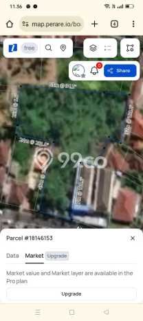 Dijual Tanah 3412m2 di Sanur, Denpasar Dijual Tanah 3412m2 di Sanur, Denpasar