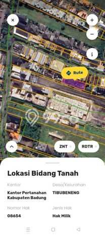 Kavling Tanah untuk Dijual di Tibubeneng, Badung, Luas 559m2 Kavling Tanah untuk Dijual di Tibubeneng, Badung, Luas 559m2