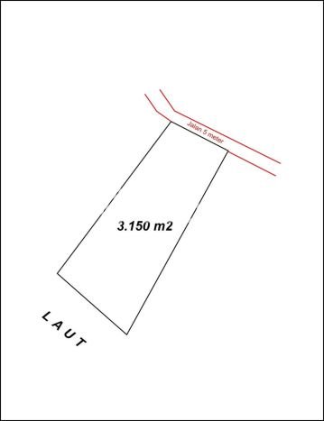 Kavling Tanah untuk Dijual di Nyanyi, Badung, Luas 3150m2 Kavling Tanah untuk Dijual di Nyanyi, Badung, Luas 3150m2