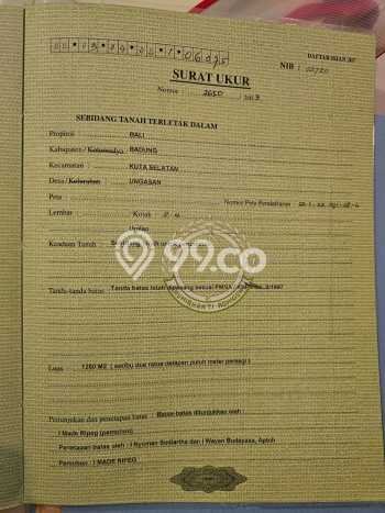 Tanah Kavling Dijual di Badung dengan Spesifikasi 3080m2 Tanah Kavling Dijual di Badung dengan Spesifikasi 3080m2