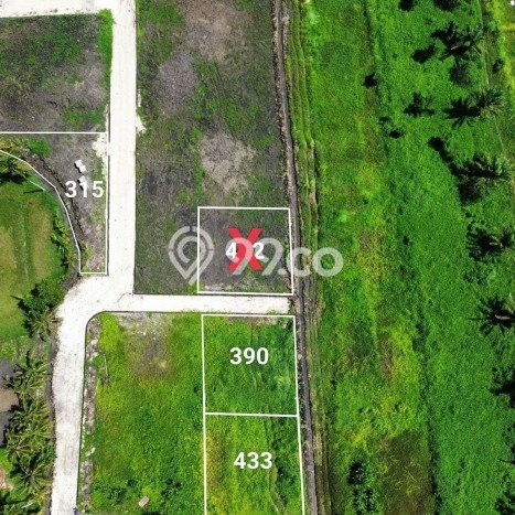 Kavling Tanah untuk Dijual di Kedungu, Tabanan, Luas 390m2 Kavling Tanah untuk Dijual di Kedungu, Tabanan, Luas 390m2
