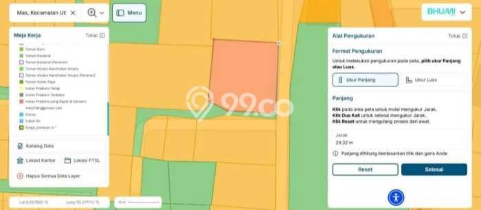 Tanah di Ubud, Gianyar Luas 810m2 Dijual Segera Tanah di Ubud, Gianyar Luas 810m2 Dijual Segera