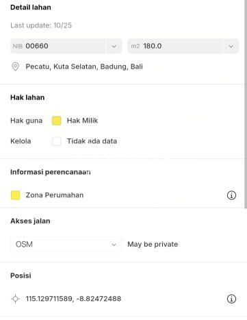 Kavling Tanah untuk Disewa di Pecatu Lahan Luas 180m2 Kavling Tanah untuk Disewa di Pecatu Lahan Luas 180m2