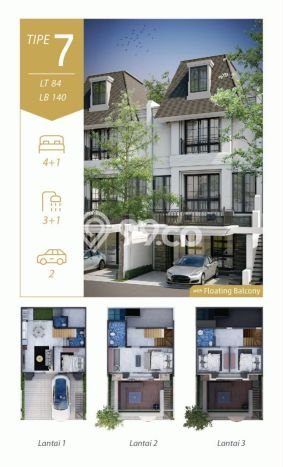Rumah Eksklusif Dijual LT 128m2 di Pesanggrahan, Jakarta Selatan Rumah Eksklusif Dijual LT 128m2 di Pesanggrahan, Jakarta Selatan