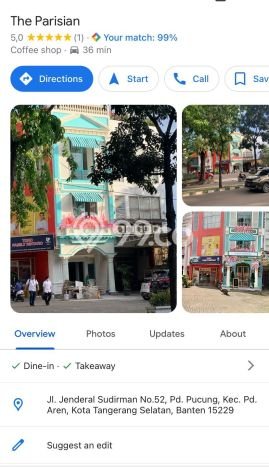 Ruko Dijual di Prime Area Tangerang Selatan Luas 243m2 Ruko Dijual di Prime Area Tangerang Selatan Luas 243m2
