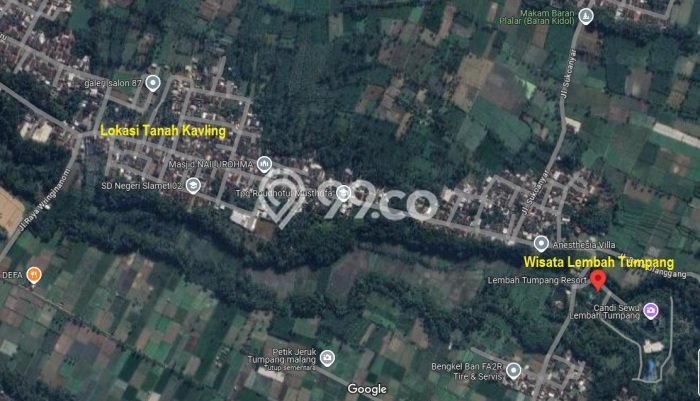 Tanah Kavling untuk Dijual di Tumpang Malang 72m2 Tanah Kavling untuk Dijual di Tumpang Malang 72m2