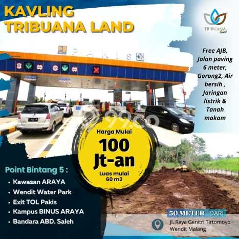 Tanah Dijual di Malang Seluas 60m2 Strategis Tanah Dijual di Malang Seluas 60m2 Strategis