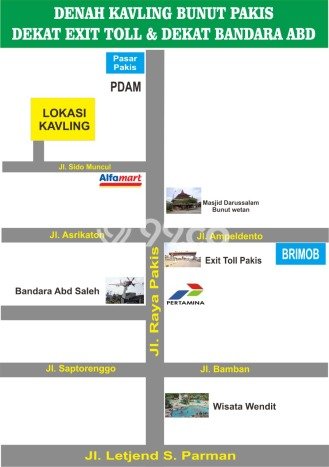 Dijual Tanah di Pakis Malang Luas 66m2 SHM Dijual Tanah di Pakis Malang Luas 66m2 SHM