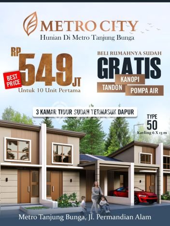 Dijual Rumah Modern 3 KT di Tanjung Bunga, Makassar Dijual Rumah Modern 3 KT di Tanjung Bunga, Makassar