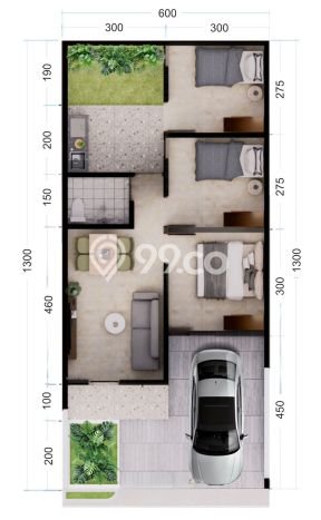 Dijual Rumah Modern 3 KT di Tanjung Bunga, Makassar Dijual Rumah Modern 3 KT di Tanjung Bunga, Makassar