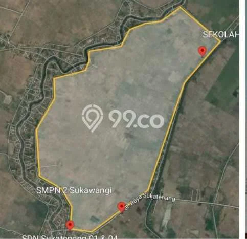 Lahan Strategis di Sukawangi Dijual dengan Luas 1.5e+06m2 Lahan Strategis di Sukawangi Dijual dengan Luas 1.5e+06m2