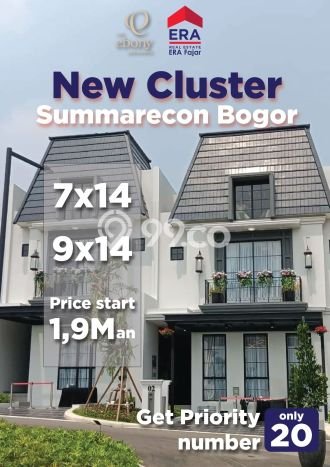 Dijual Hunian Rumah Nyaman 3 KT di Summarecon Bogor, Bogor Dijual Hunian Rumah Nyaman 3 KT di Summarecon Bogor, Bogor