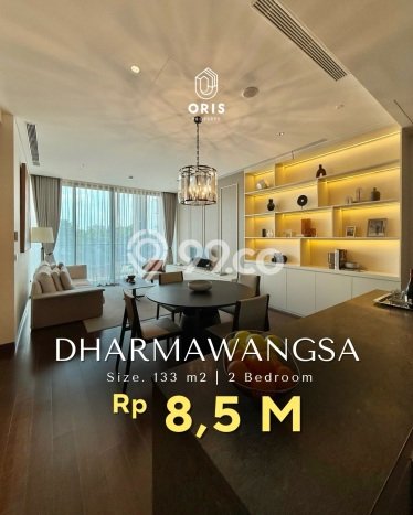 Apartemen Eksklusif Dijual di Kebayoran Baru, Jakarta Selatan Punya 2 Kamar & 2 Kamar Mandi Apartemen Eksklusif Dijual di Kebayoran Baru, Jakarta Selatan Punya 2 Kamar & 2 Kamar Mandi