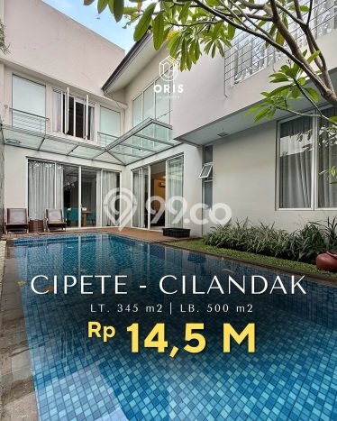 Hunian Mewah LB 500m2 Siap Huni Desain Elegan di Cipete, Jakarta Selatan Hunian Mewah LB 500m2 Siap Huni Desain Elegan di Cipete, Jakarta Selatan