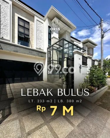 Ready to Use! Luxury House LT 233m2 Desain Elegan di Lebak Bulus Ready to Use! Luxury House LT 233m2 Desain Elegan di Lebak Bulus
